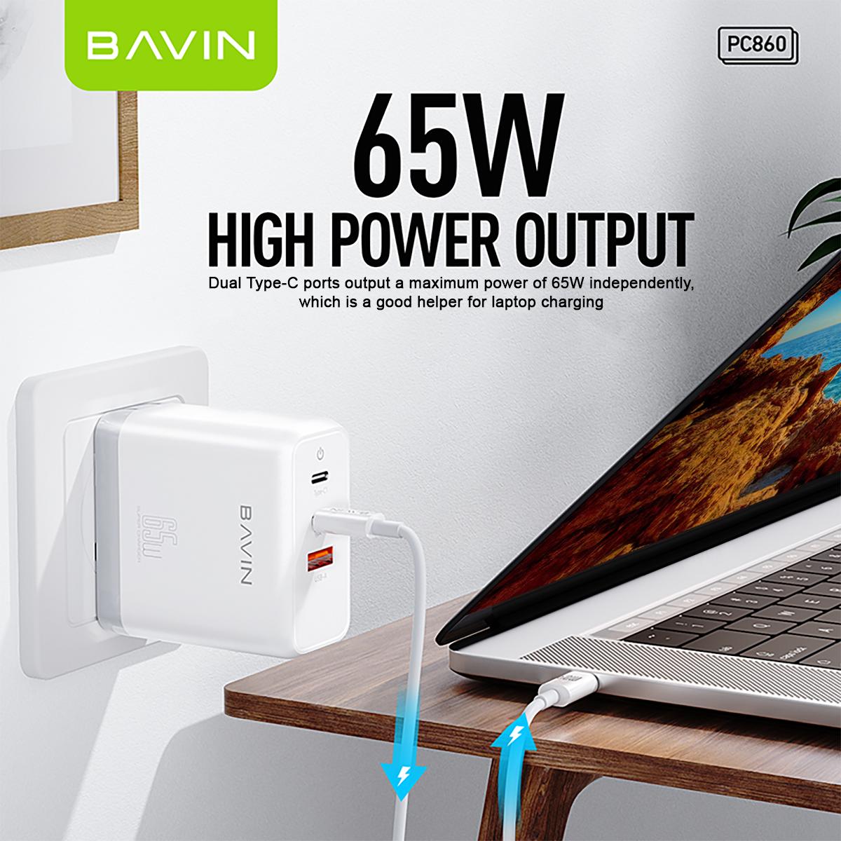 Bavin 65W Fast Charger Adapter