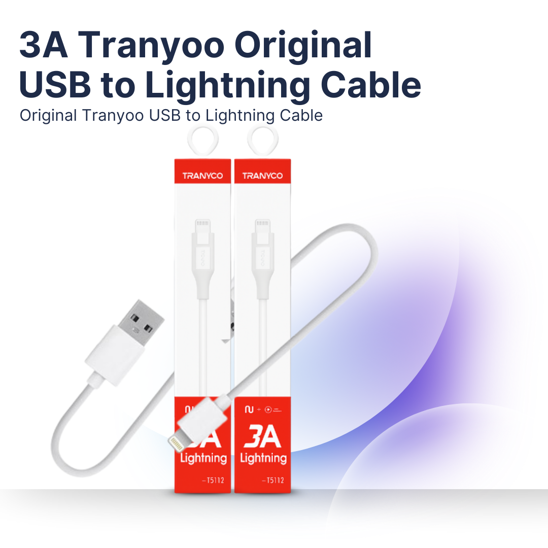Tranyoo 3A USB To lightning Cable