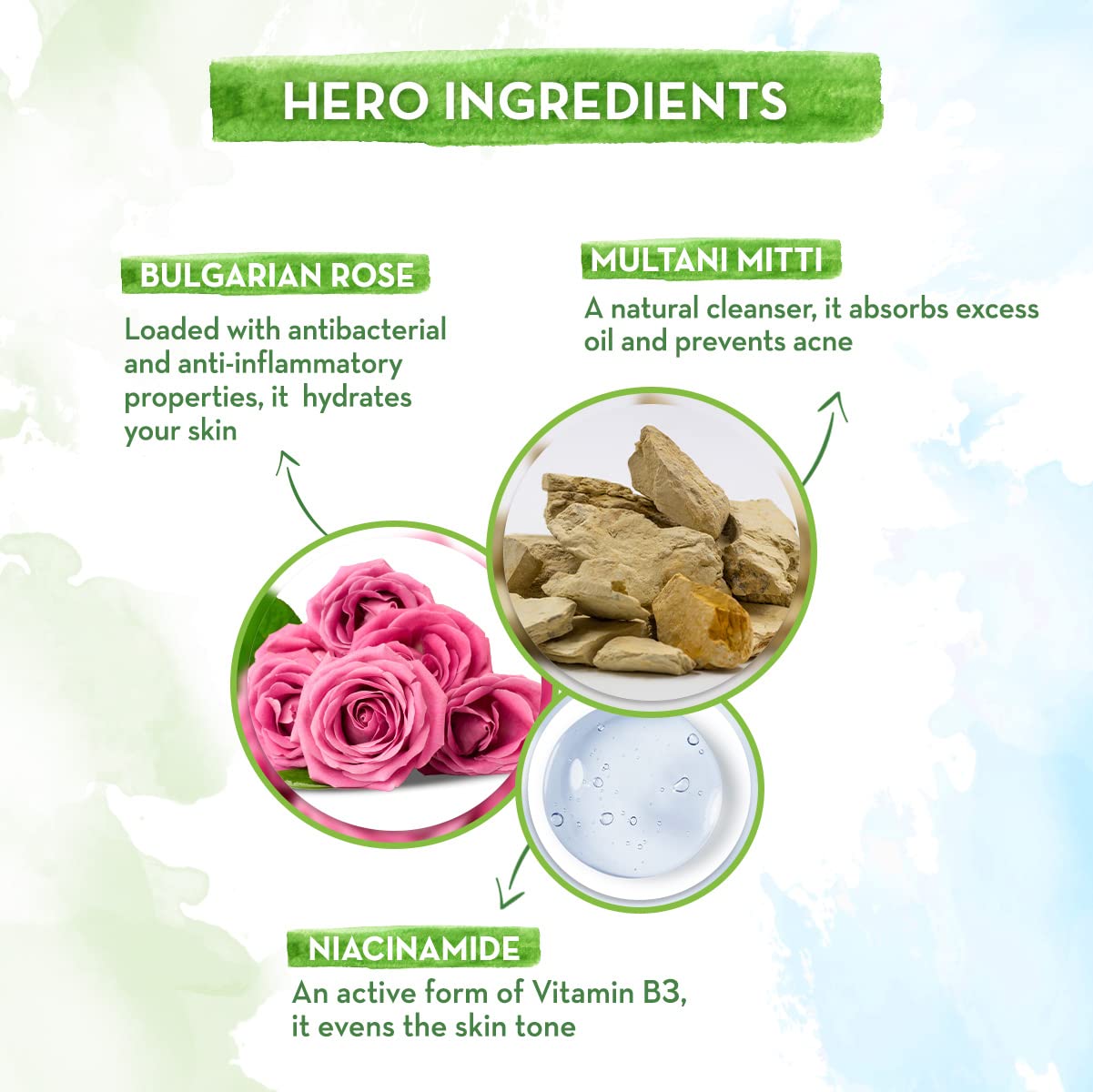 Mamaearth Multani Mitti Face Wash with Multani Mitti & Bulgarian Rose