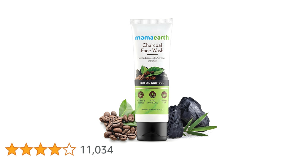 Mamaearth Charcoal Face Wash with Activated Charcoal & Coffee