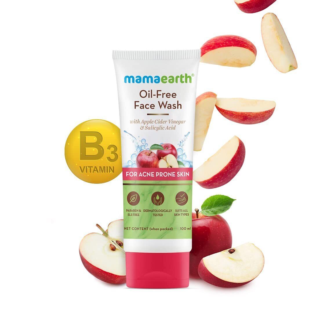 Mamaearth Oil-Free Face Wash with Apple Cider Vinegar & Salicylic Acid