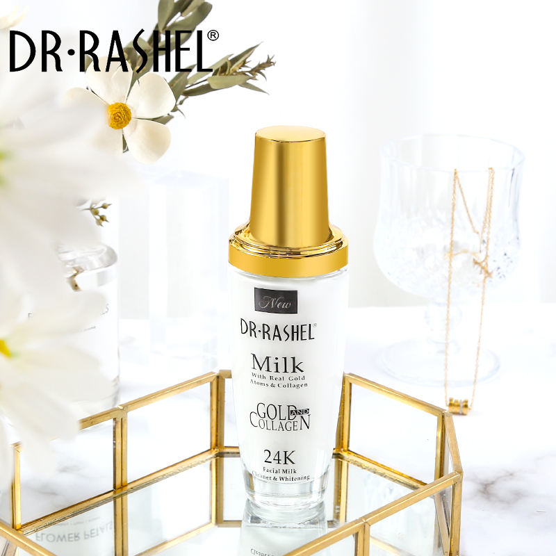 Dr.Rashel Milk with Real Gold Atoms & Collagen 24K Facial Milk Cleaner & Whitener