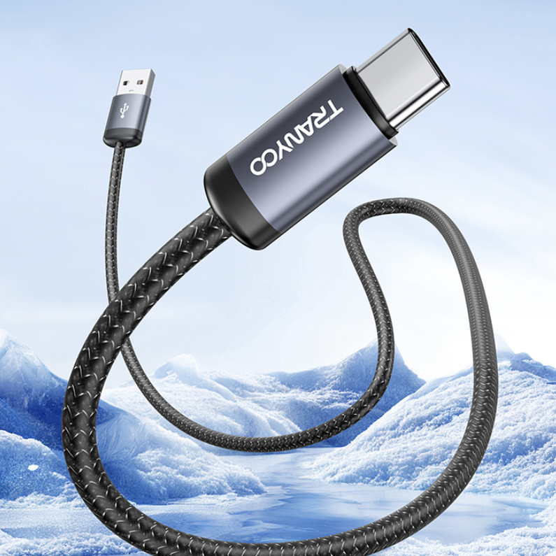 Tranyoo 6A Metal USB To Type C Cable