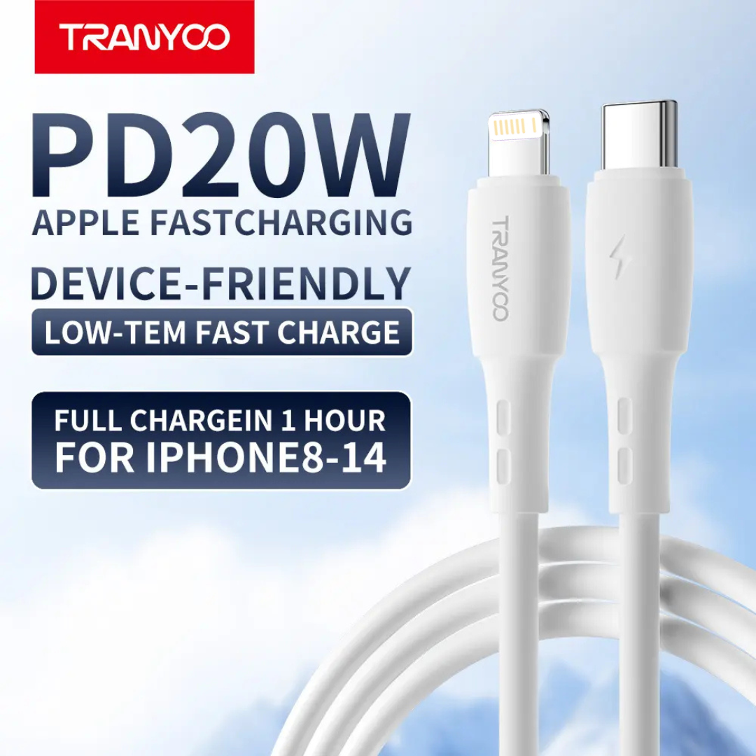 Tranyoo 20W Type C to Lightning Cable