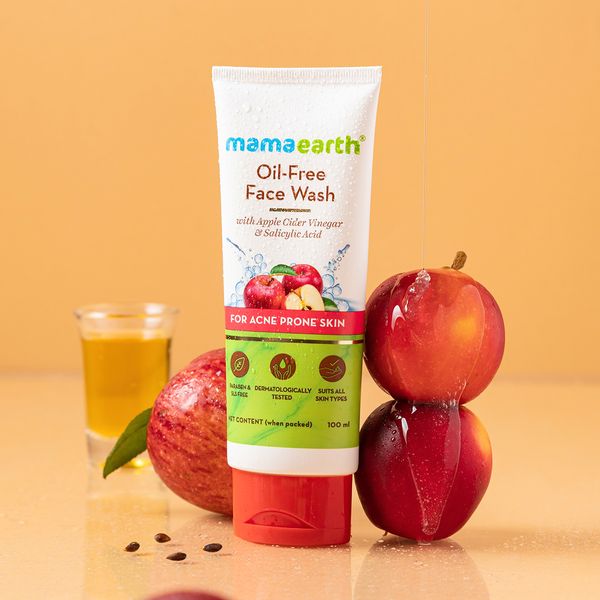 Mamaearth Oil-Free Face Wash with Apple Cider Vinegar & Salicylic Acid