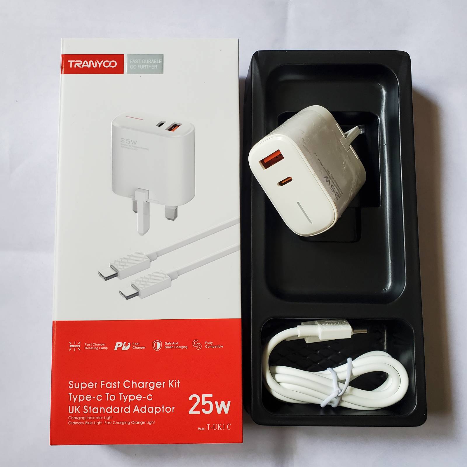 Tranyoo 25w Adapter With Cable
