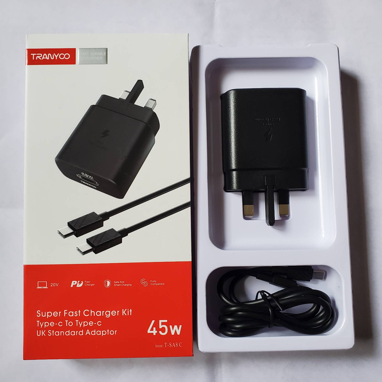 Tranyoo 45w Adapter With Cable