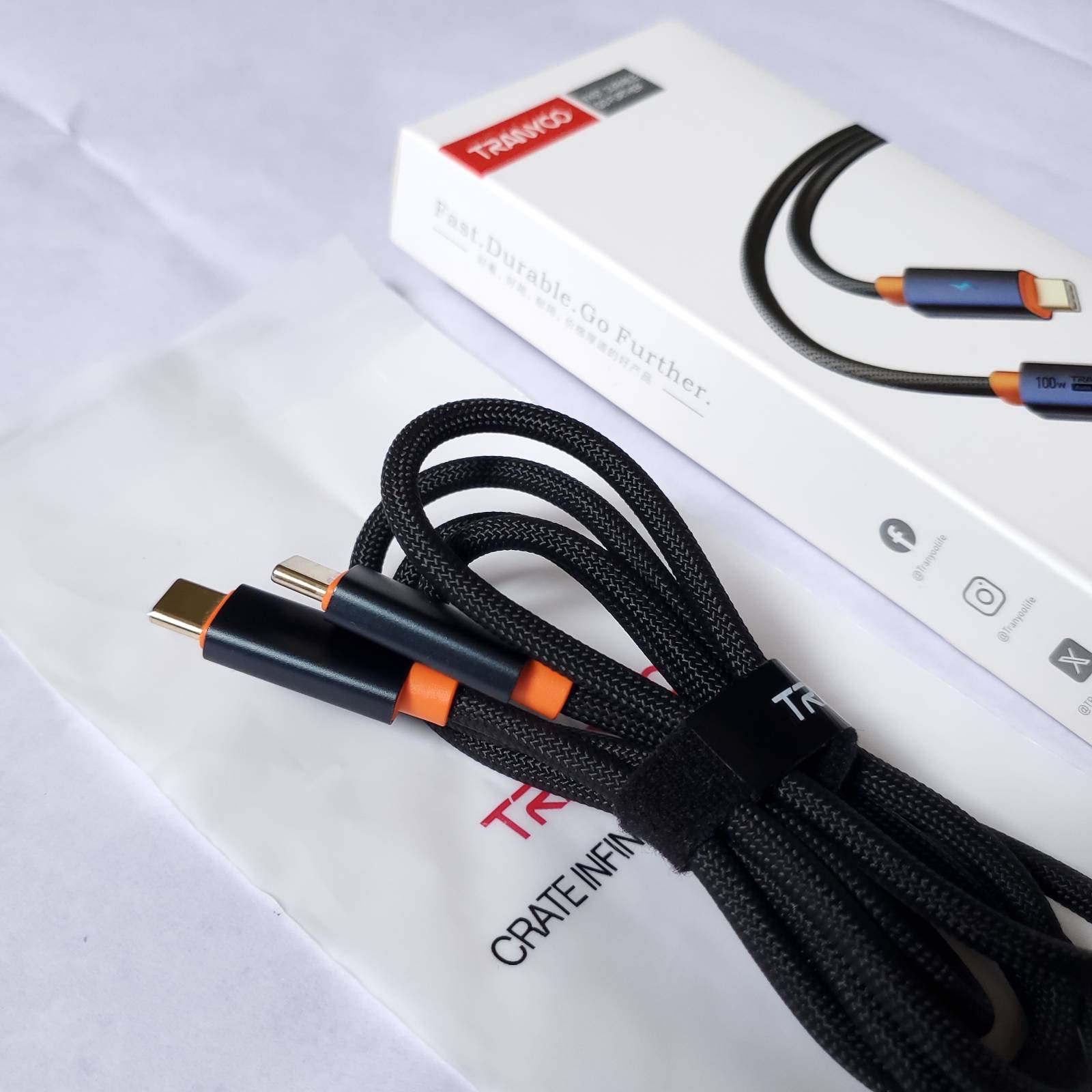 Tranyoo 100w Type C To C Cable