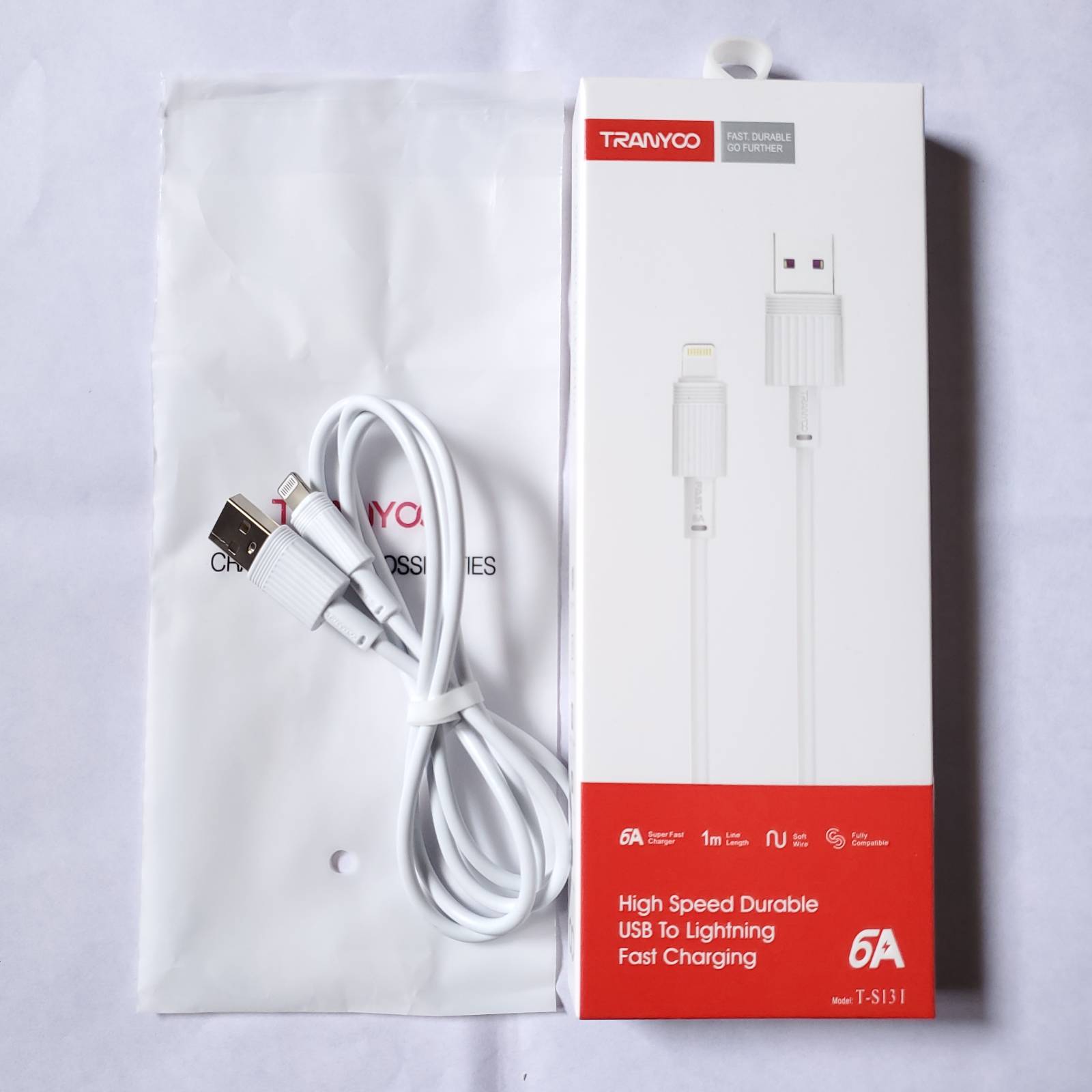 Tranyoo 6A USB To Lightning Cable