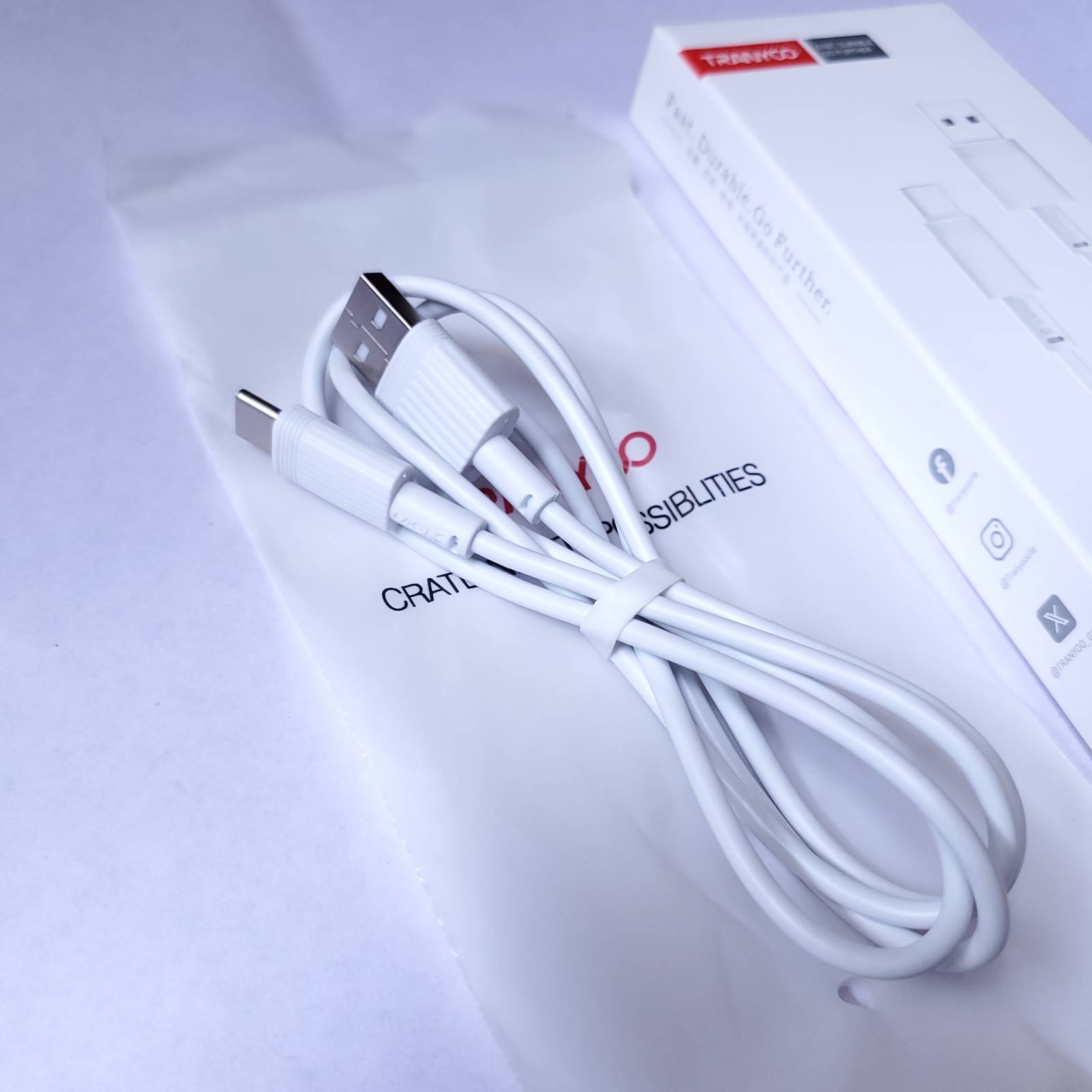 Tranyoo 6A USB To Type C Cable