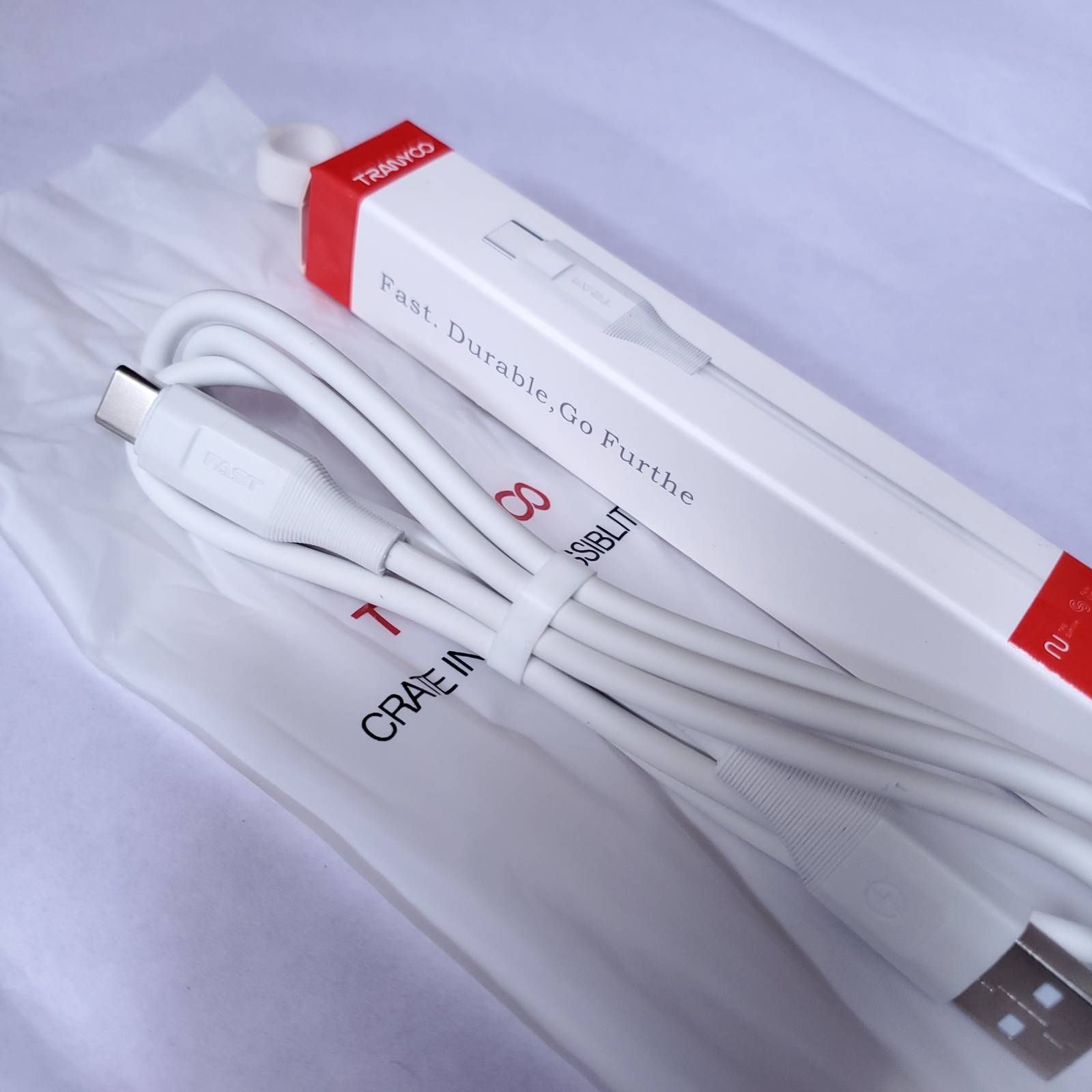 Tranyoo 3A USB To Type C Cable