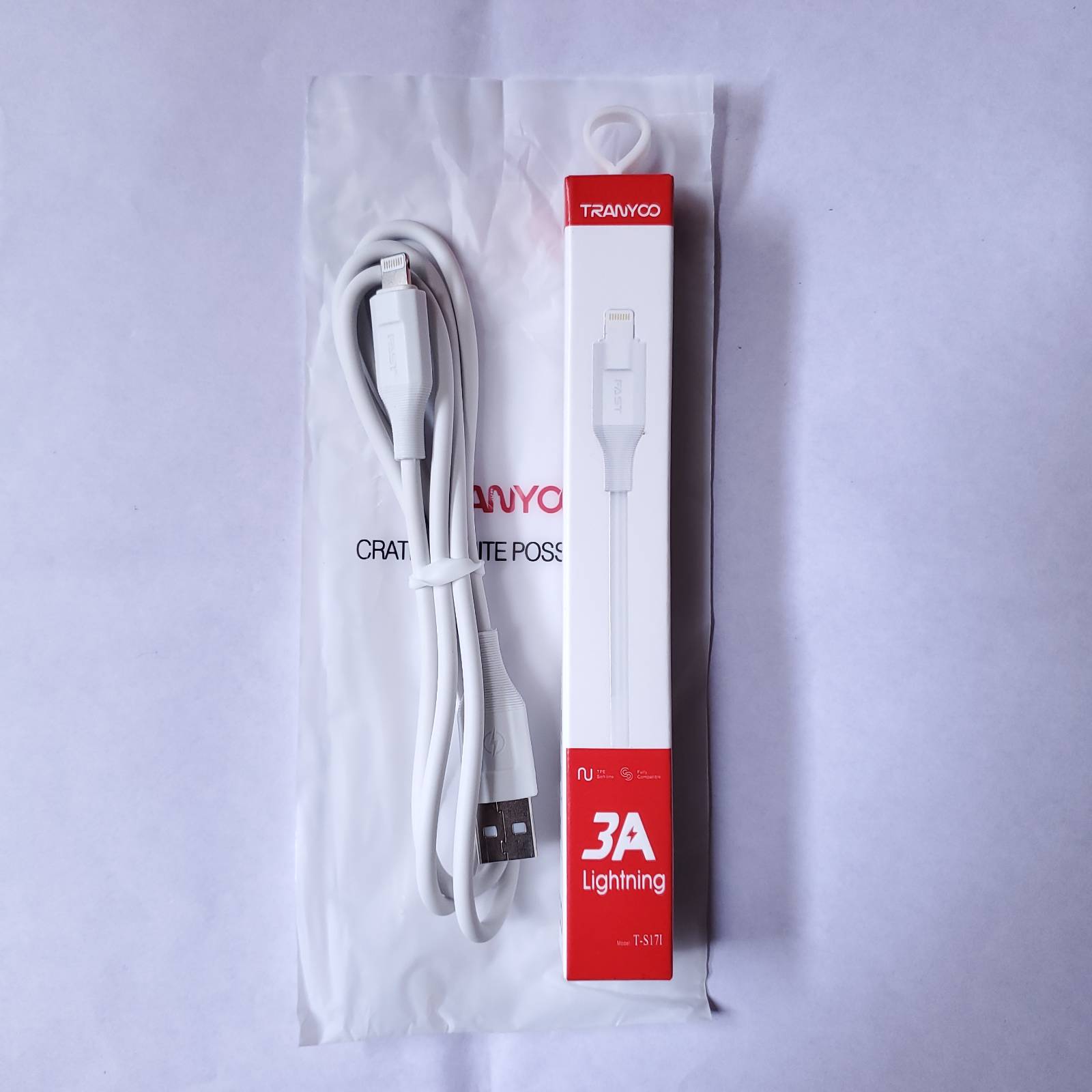 Tranyoo 3A USB To lightning Cable